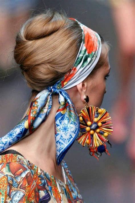 foulard cheveux.